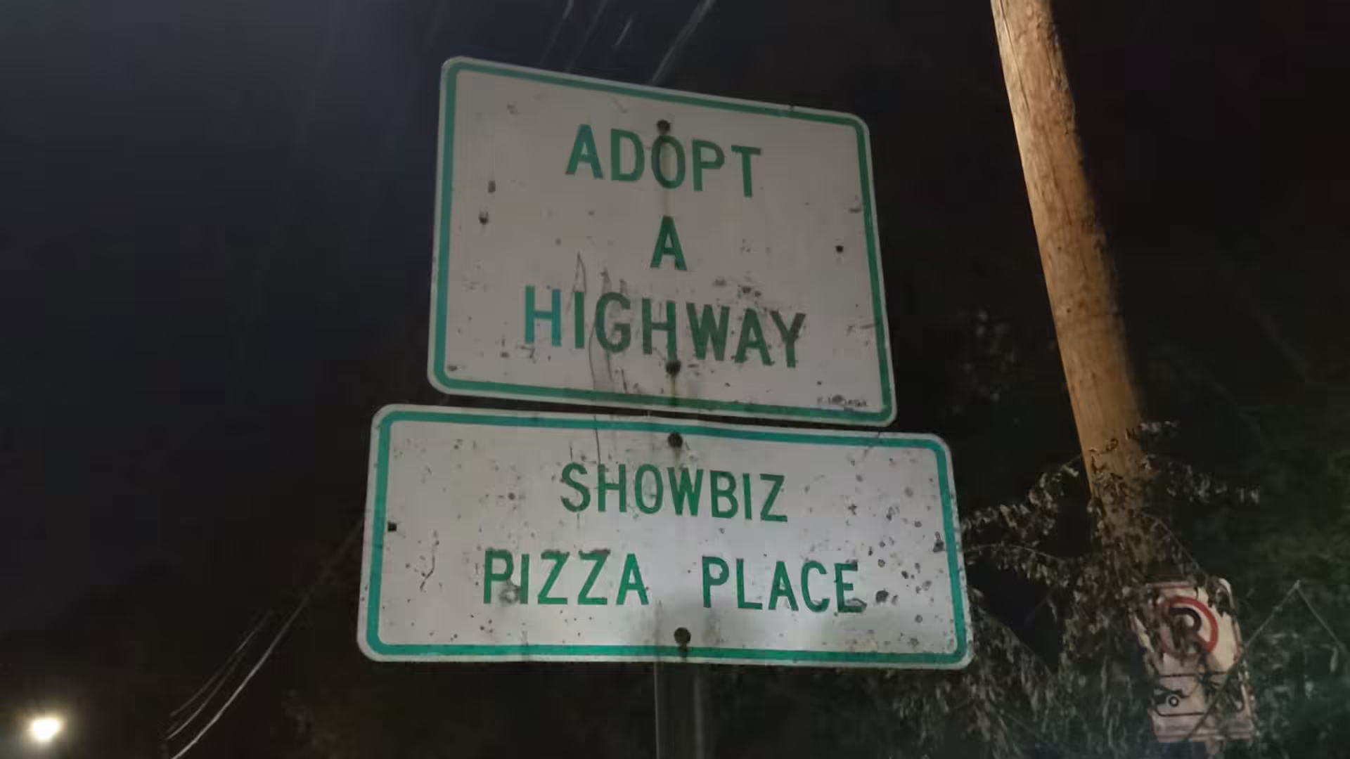 Adopt A Highway Sign (Unknown Year)