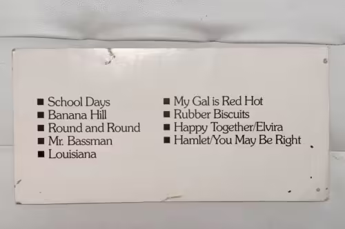 Now Appearing insert for Fatz Showtape.