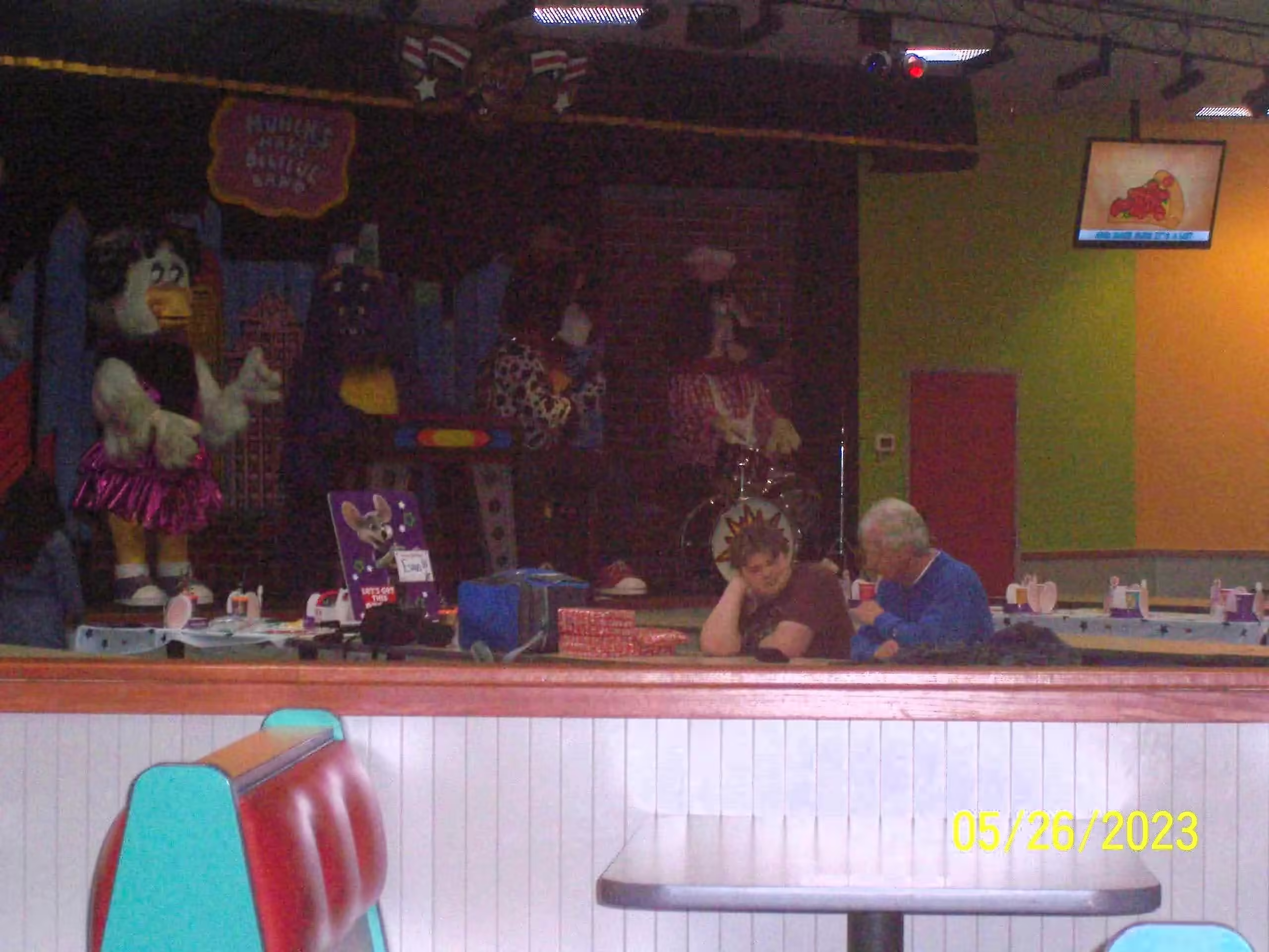 The Stage before removal in May 2023.