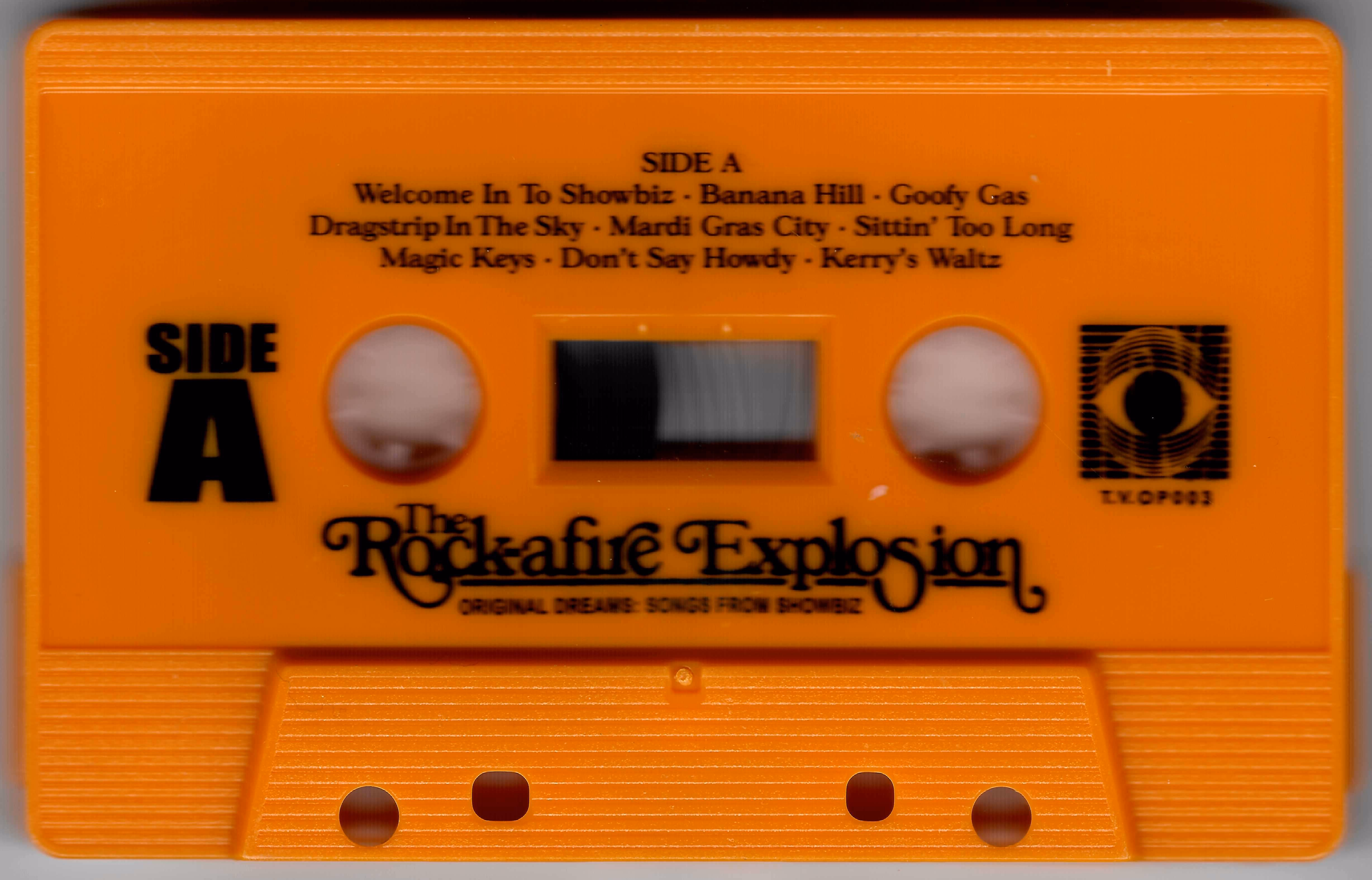 'Original Dreams: Songs from ShowBiz' Cassette Side A Scan