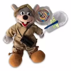 Plush with binoculars and net