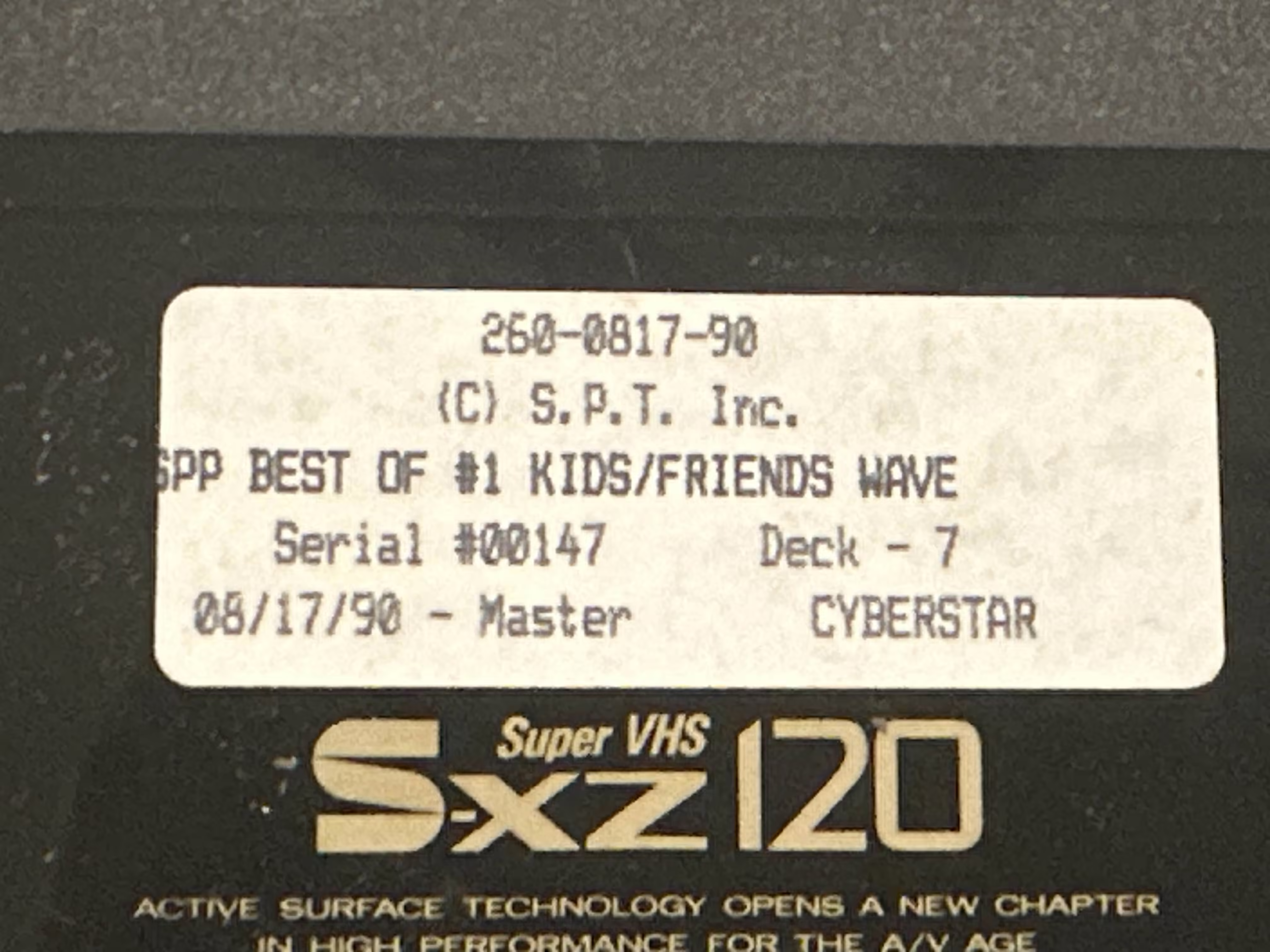 SPP Best of #1 box label.