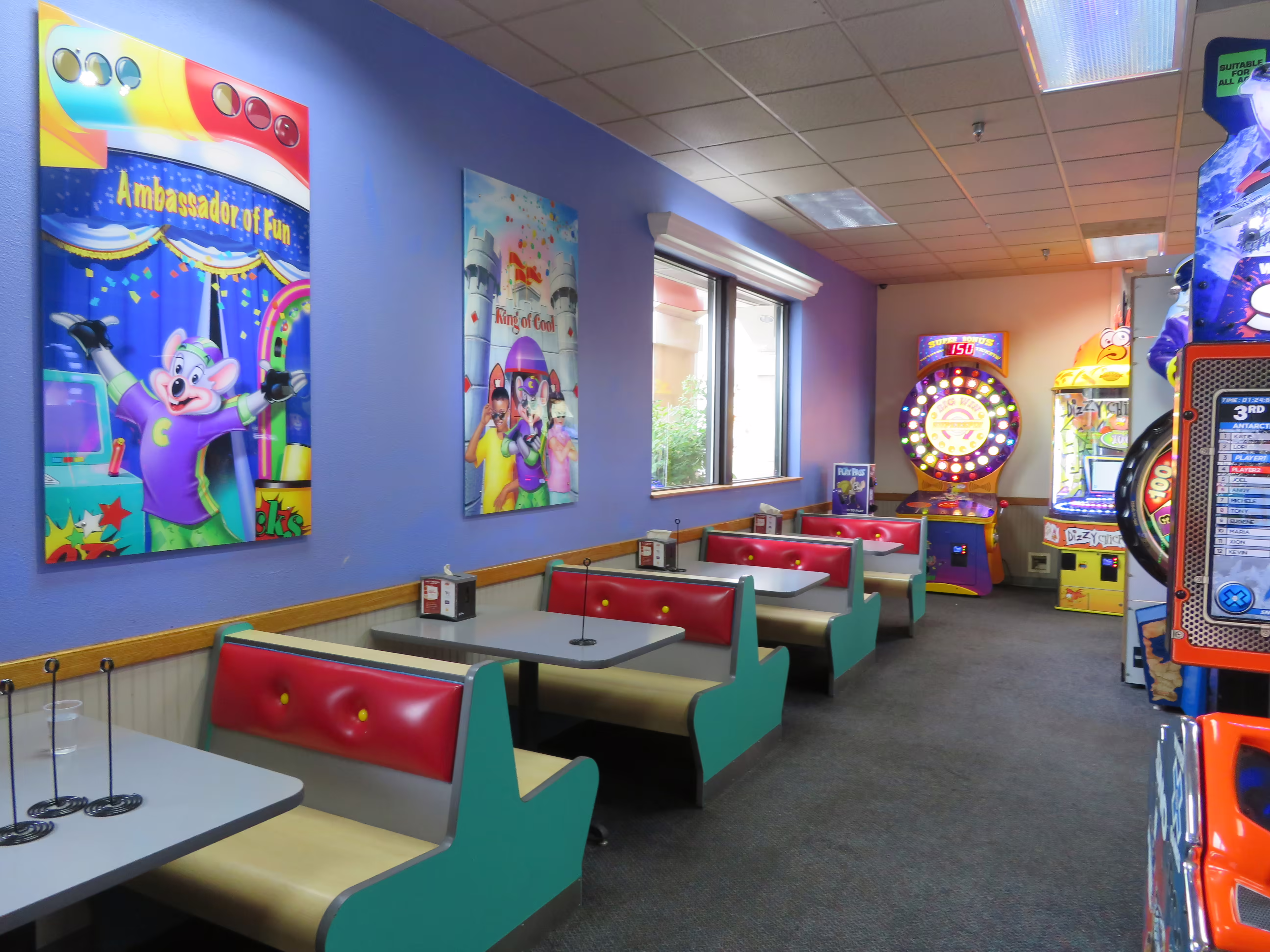 Two piece of art from the 2005 remodel. (May 4, 2019)