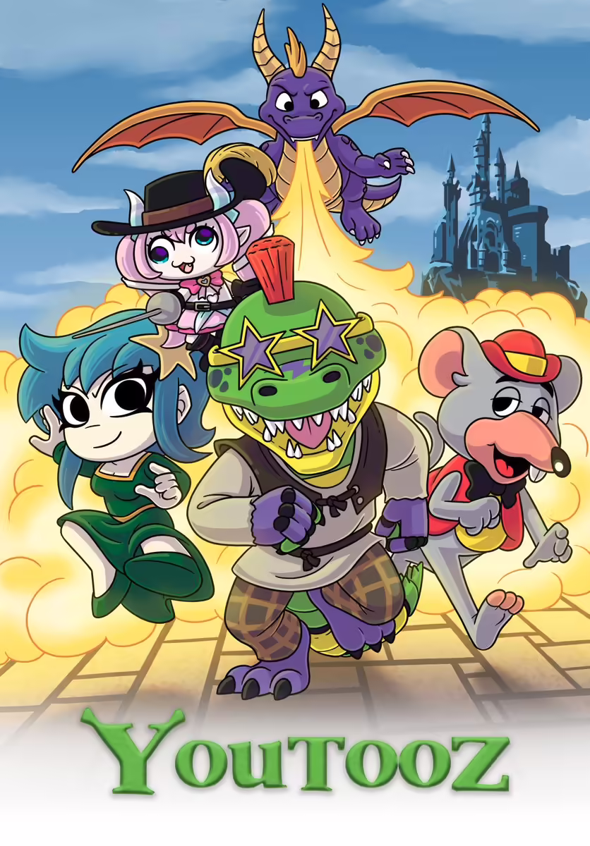 Youtooz ''Shrek'' parody poster, featuring Chuck E. Cheese.