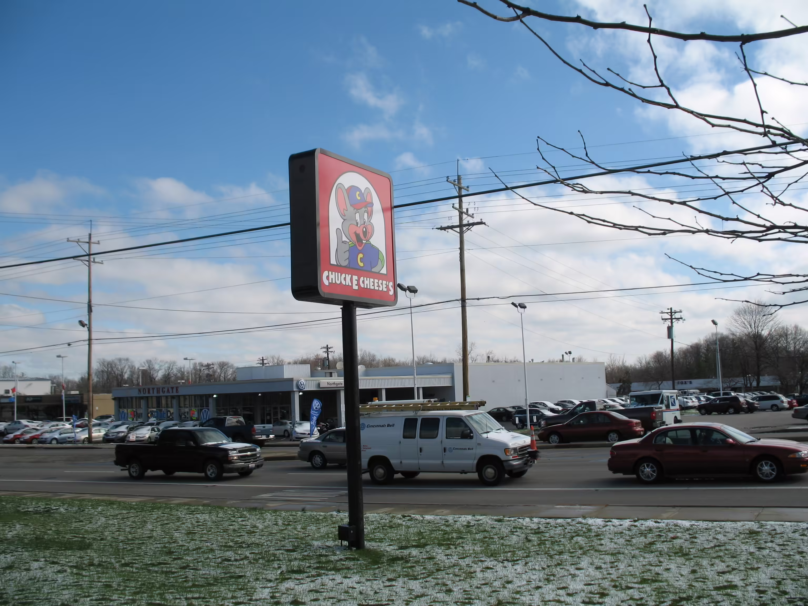 Colerain's Street Sign after the remodel (Spring 2010)