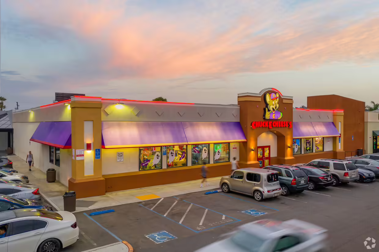 Sports Arena Blvd's exterior in 2022