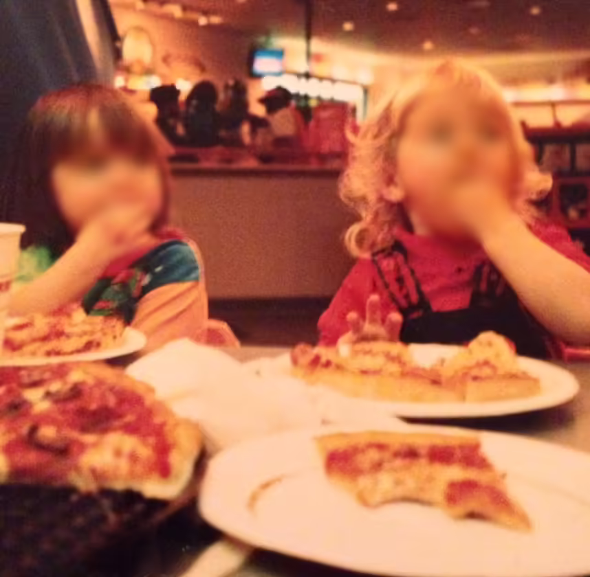 Alternative view of the interior during the 90s remodel.