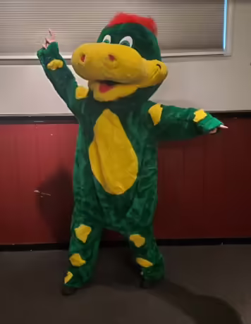Photo of the Dinosaur costume used at the location on the Facebook marketplace