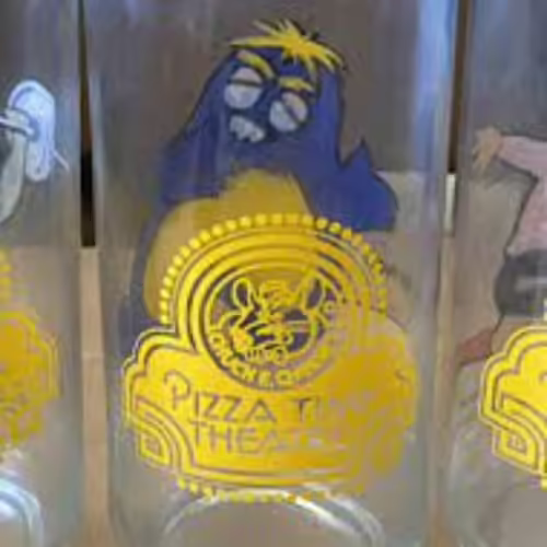 Mr Munch Olympics Glass *Back*