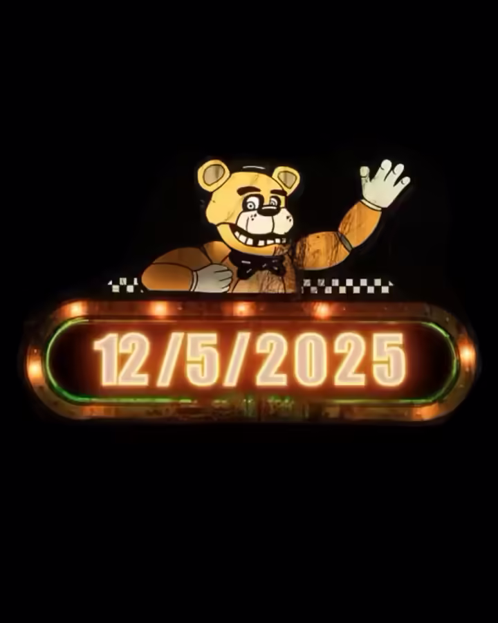 The FNaF 2 release date reveal.
