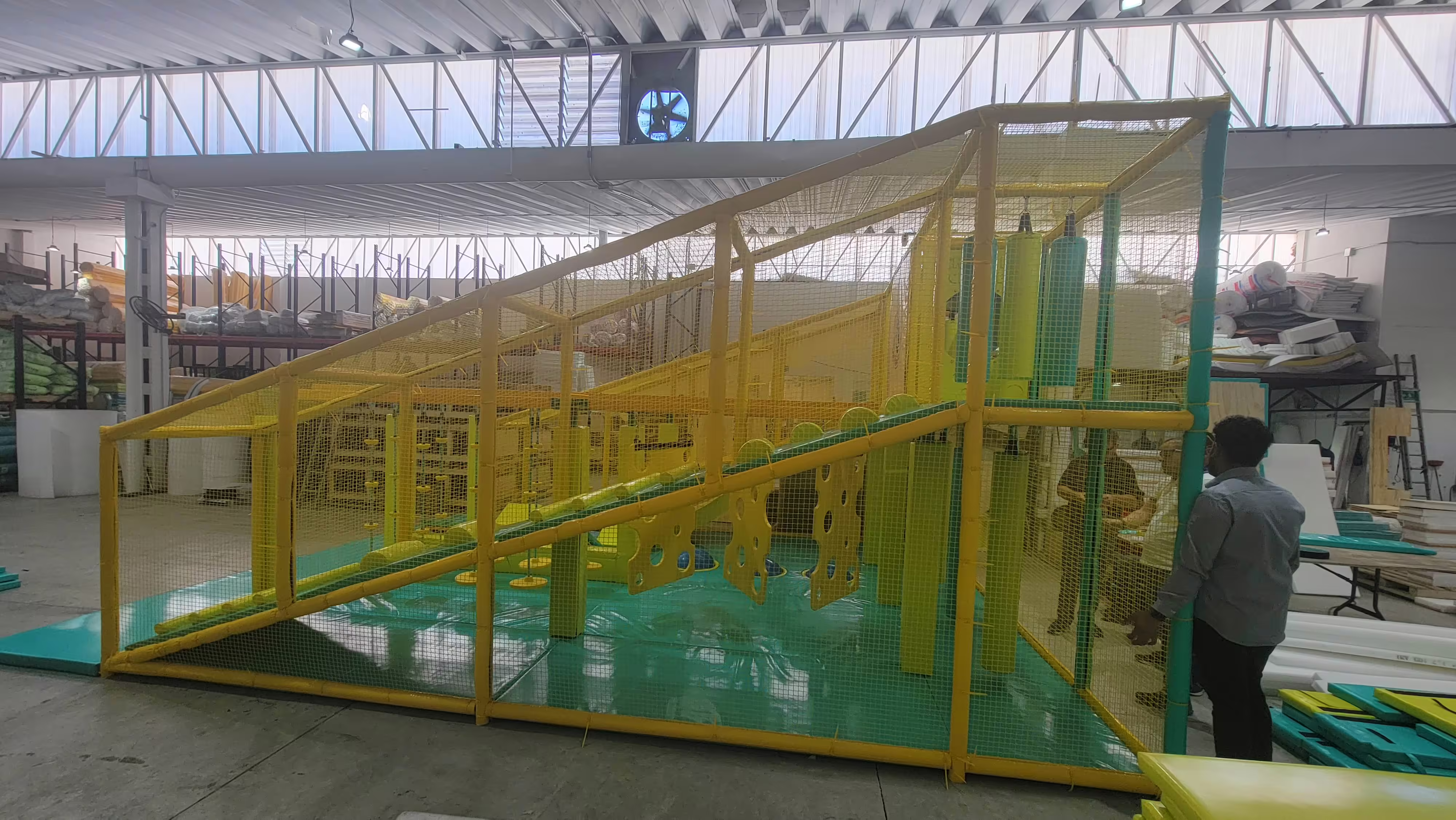 First test construction of the [[Ninja Run]] course (2024)