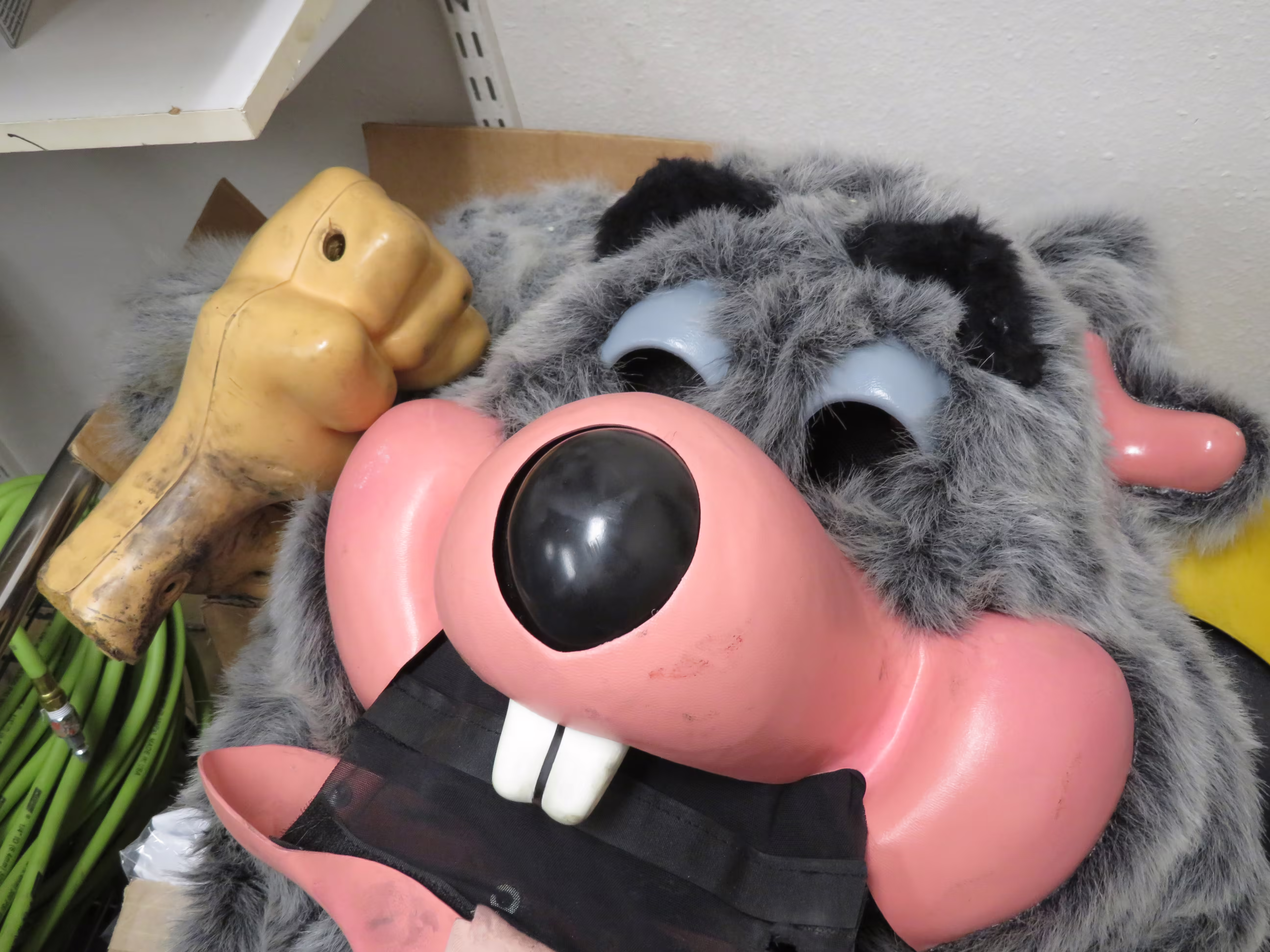 Front shot of the spare Chuck mask (September 22, 2019)