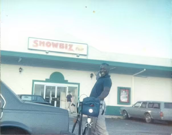 Champaign's exterior before closure.