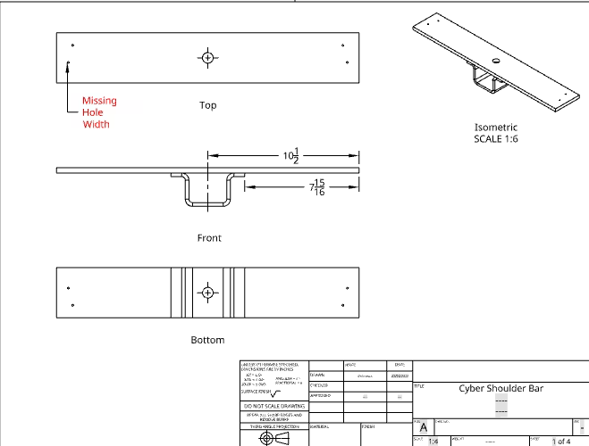 (Outdated,Innacurate) Cyberamic Shoulder Bar Measurements