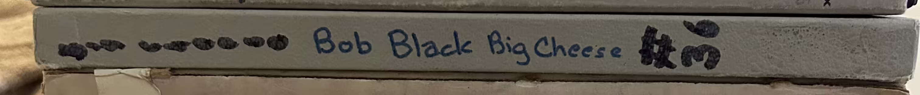 Tape Side, 'BIG CHEESE Bob Black Big Cheese #36'