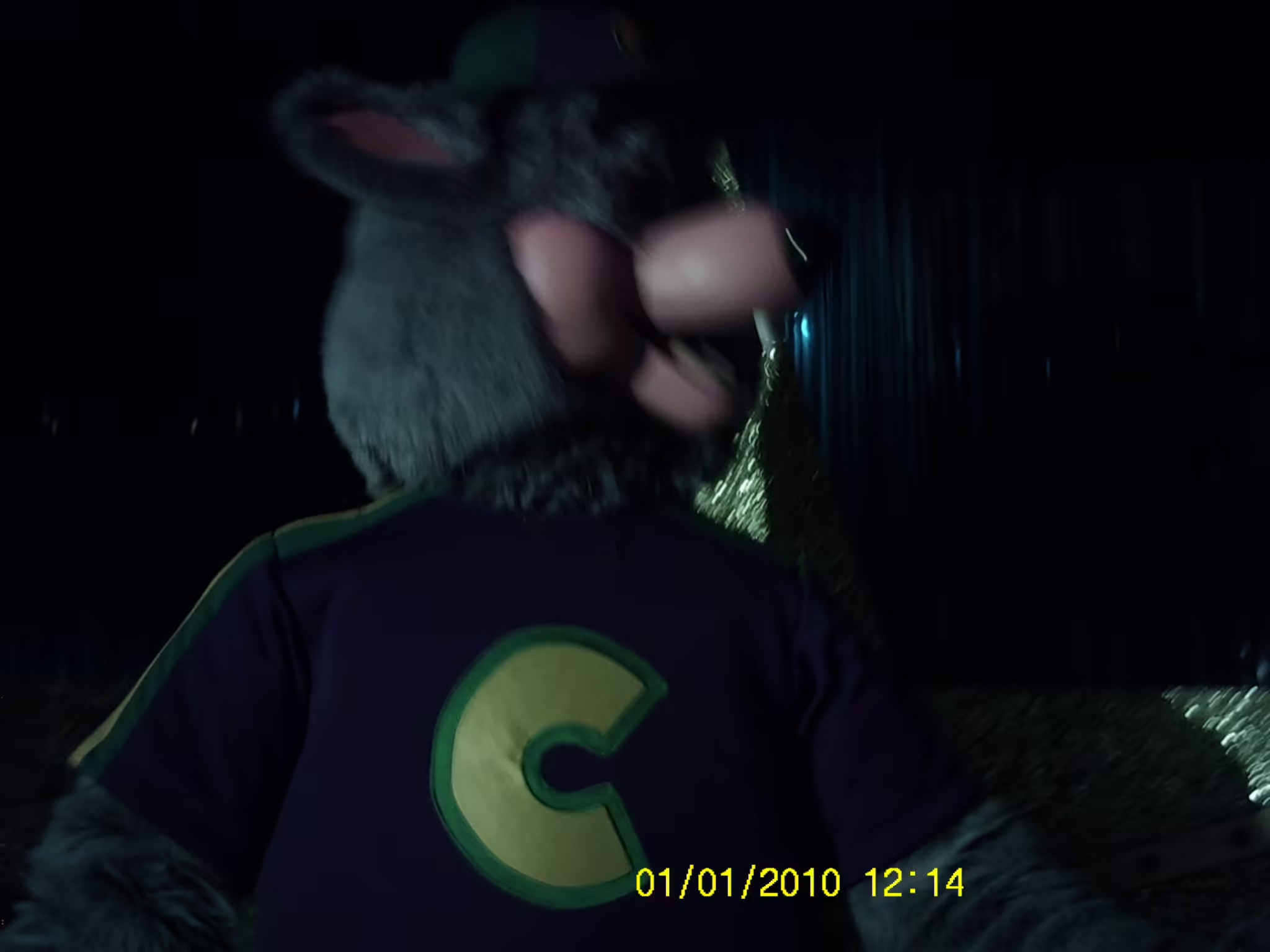 Chuck in his new 'Avenger' outfit (Fall 2011)