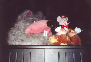 Rick Rat Costume Head at SPT Headquarters (2001)