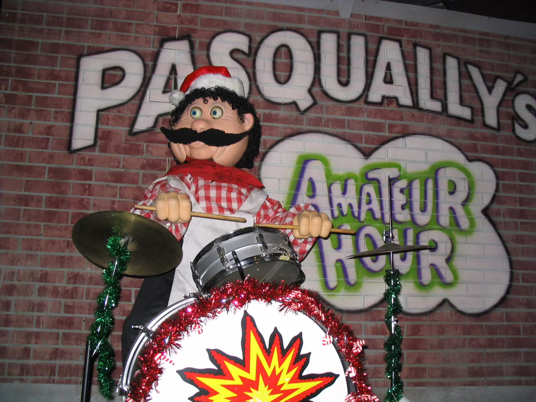 Pasqually in Christmas attire (December 2005)