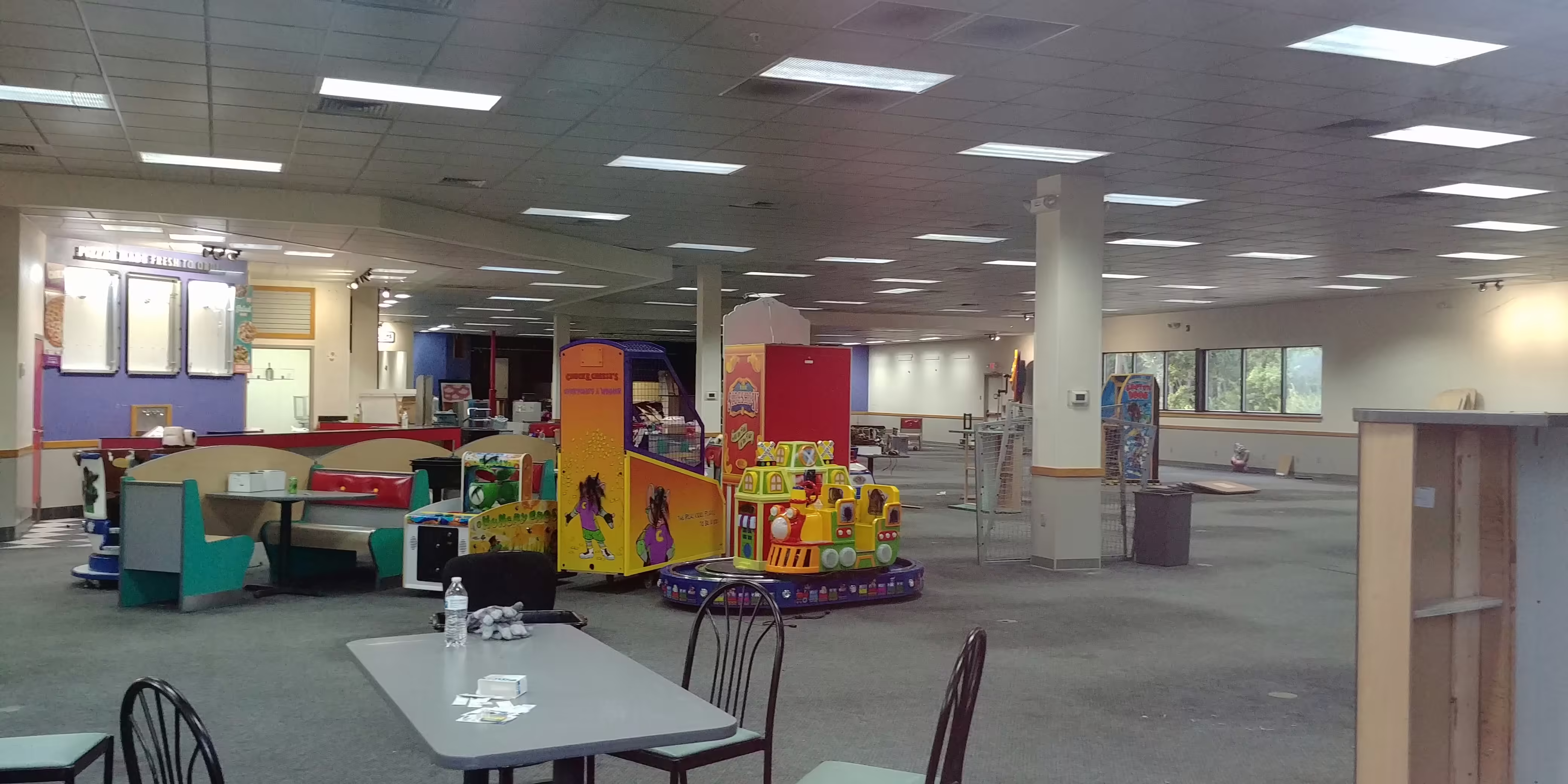Taken from near the entrance showing off the games taken apart and 'Deidentified' (September 24, 2019)