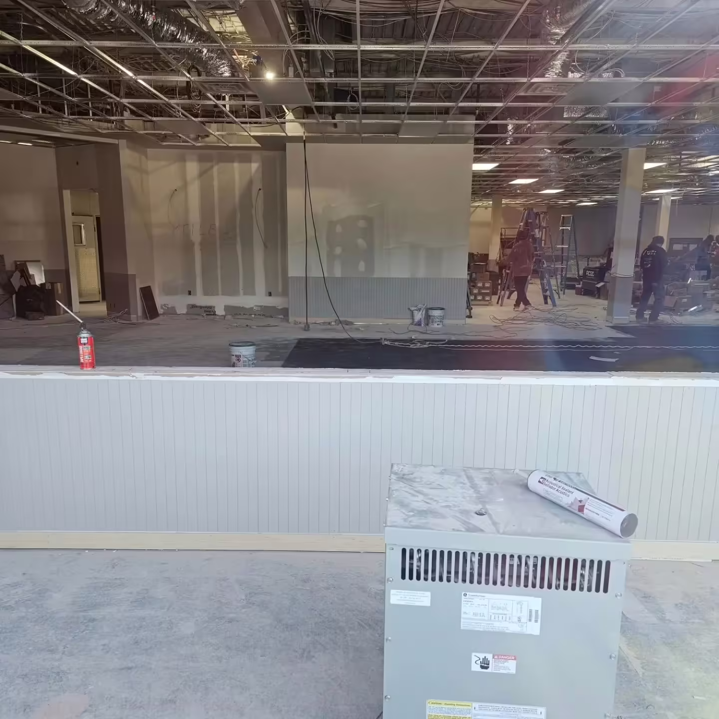 Interior during construction (March 16, 2023)