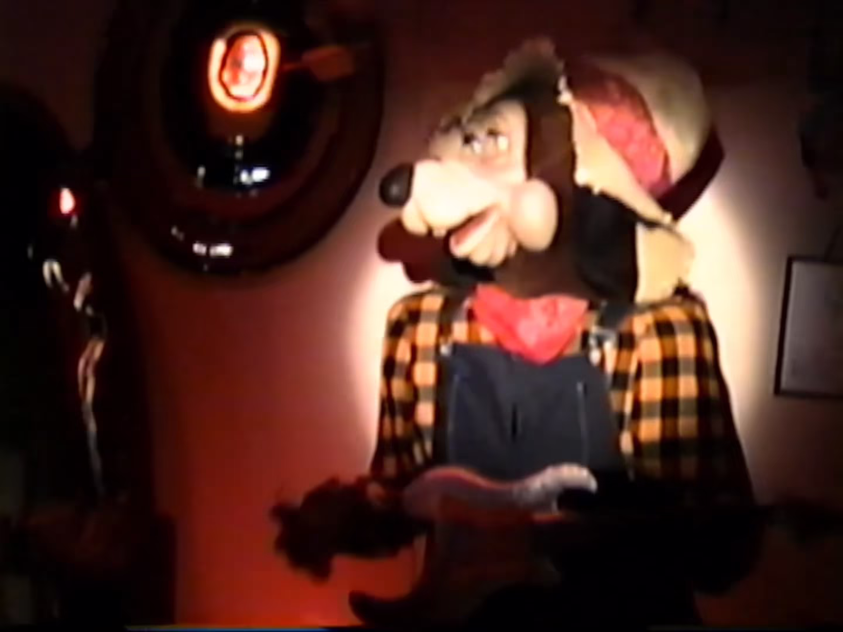 The CU Prototype Jasper T. Jowls animatronic.
