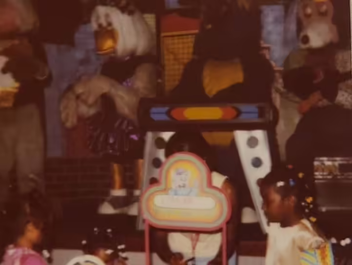 Helen, Munch, and Jasper in the early 2000s