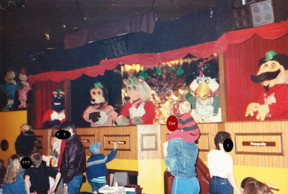 A Pizza Time Theatre in March 1986.