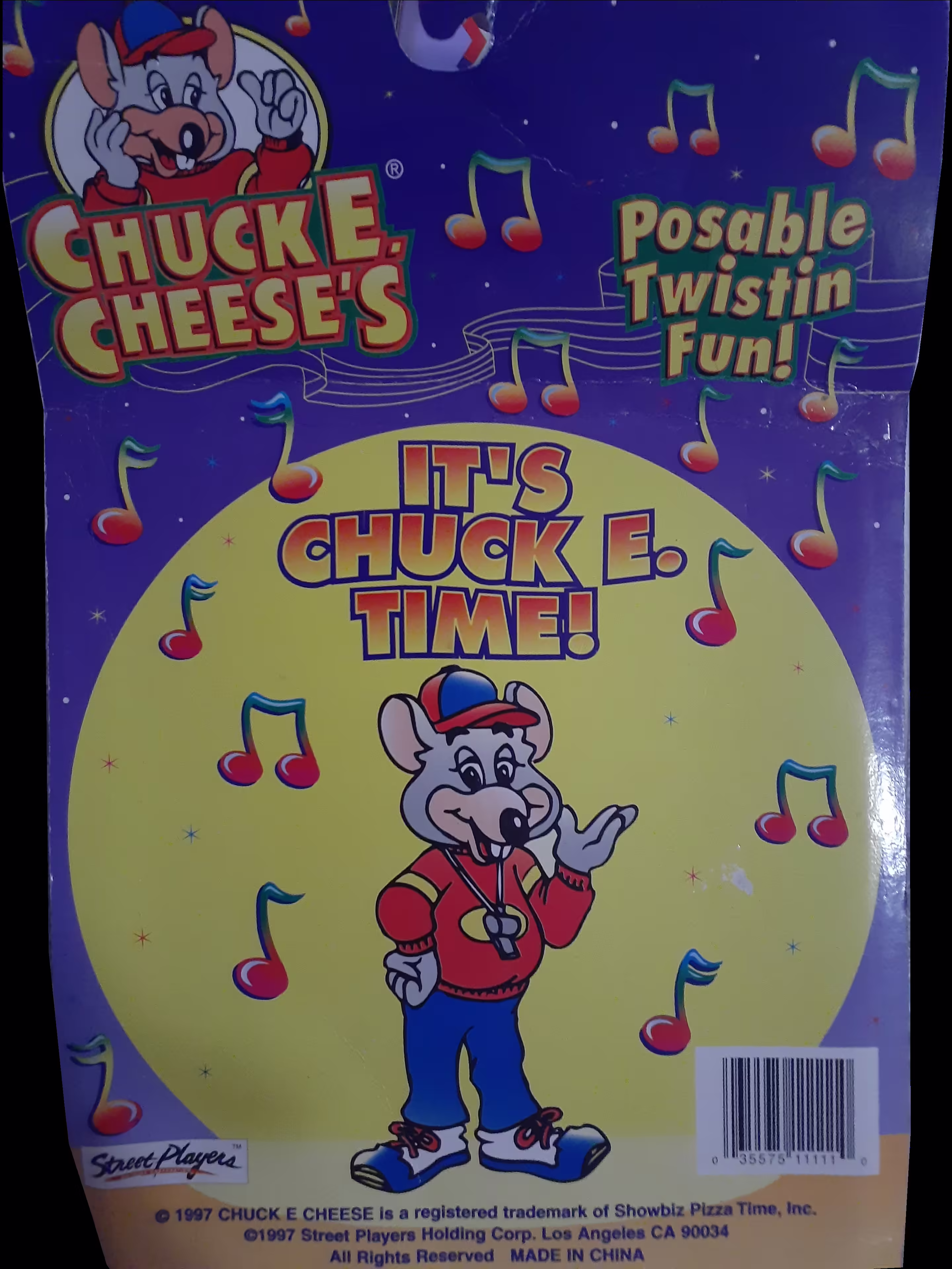 It's Chuck E. Time Back