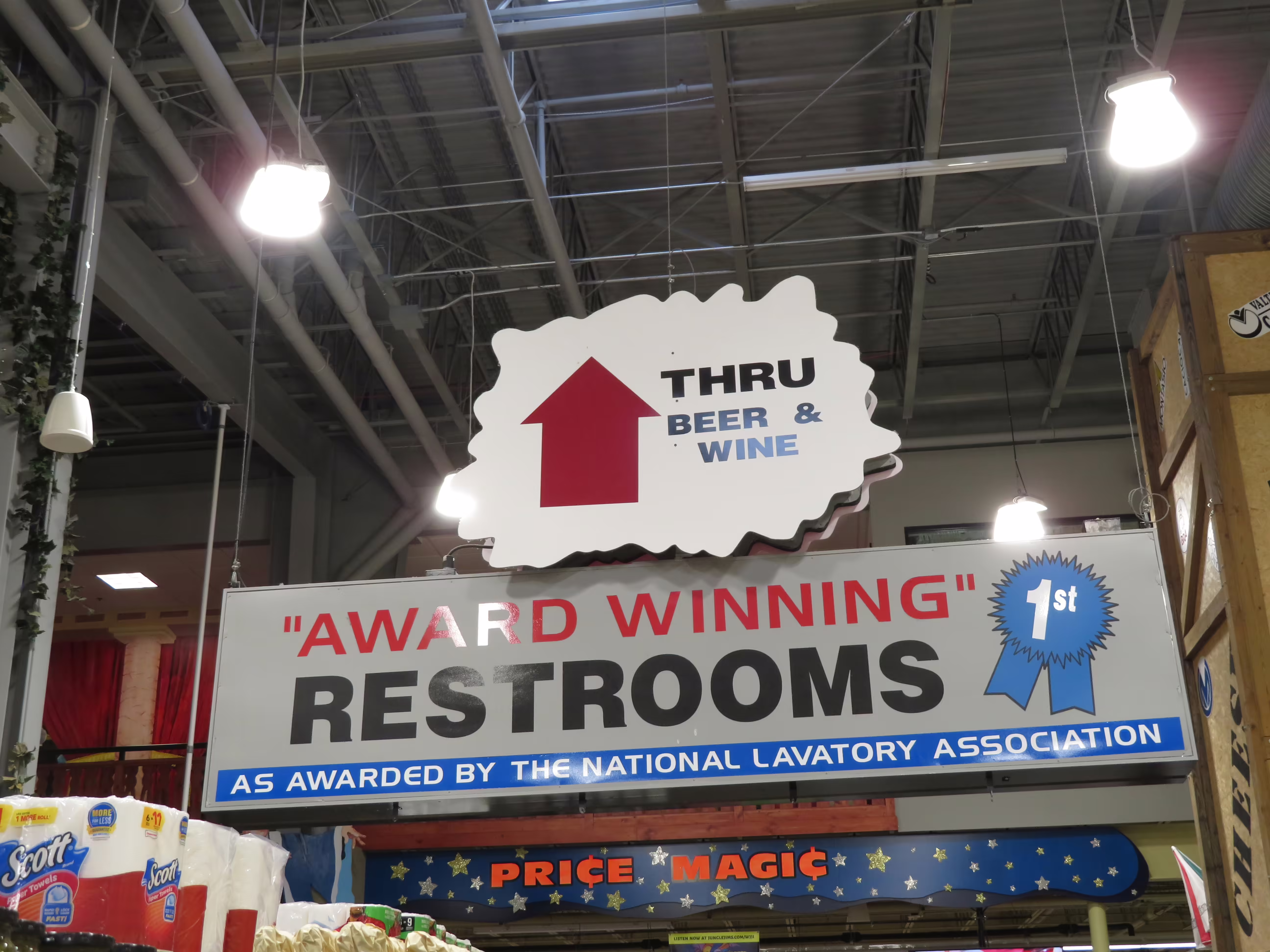 Back of the RAE Sign.