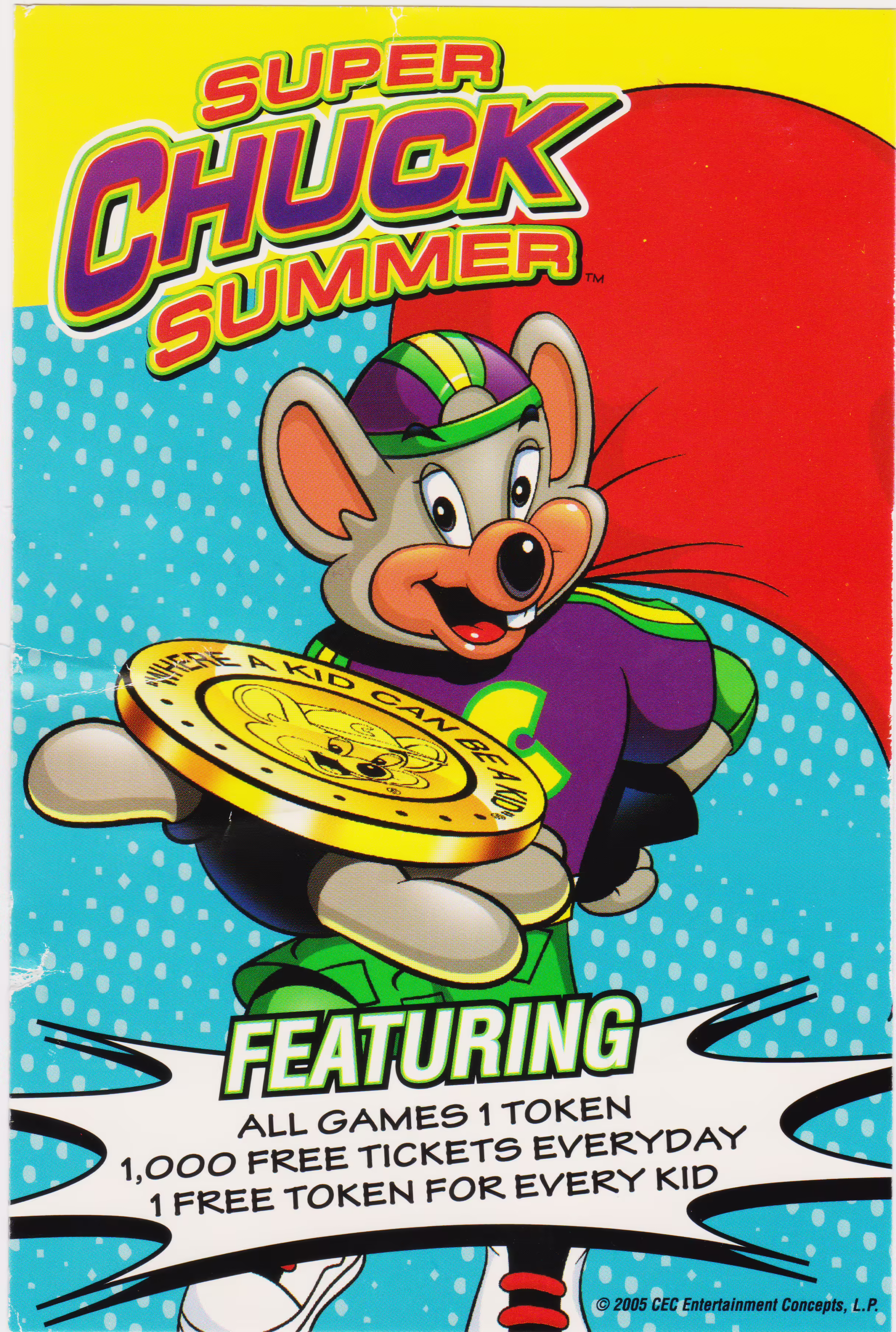 Chuck E's Cotton Candy Ad (Scan, 2005)