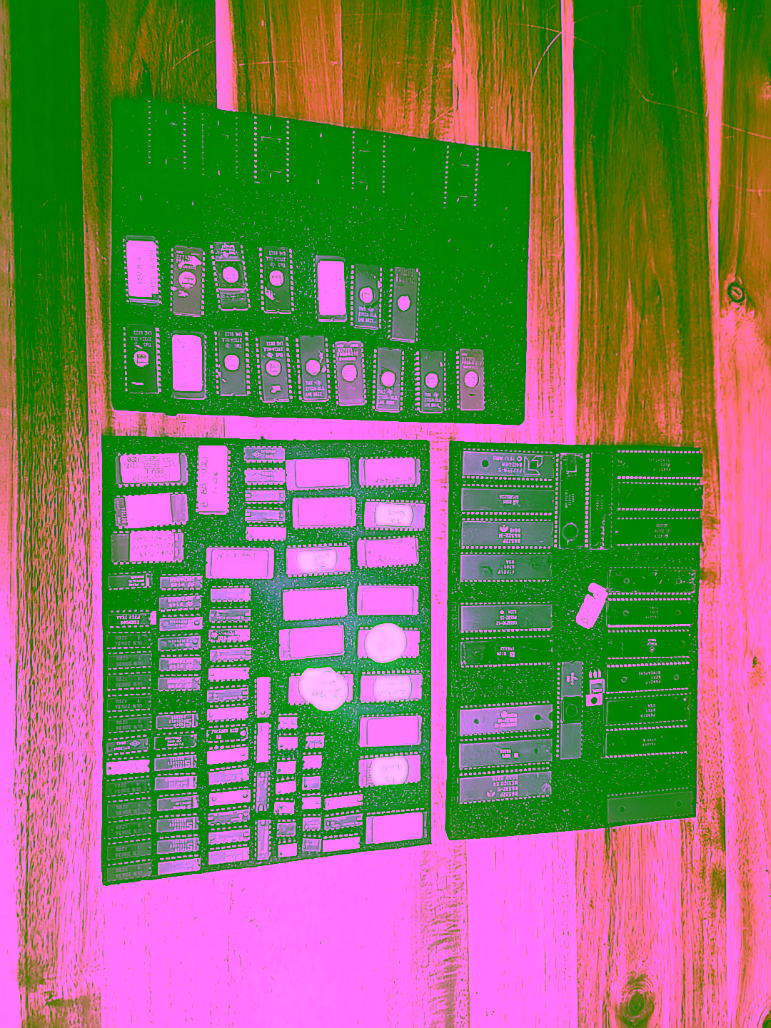 Various EPROMs and ROMs for Chuck E. Cheese arcade games and the Cyberamic Control System