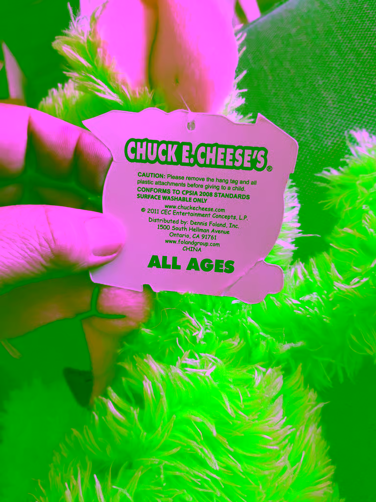 Floppy Chuck E. Plush
