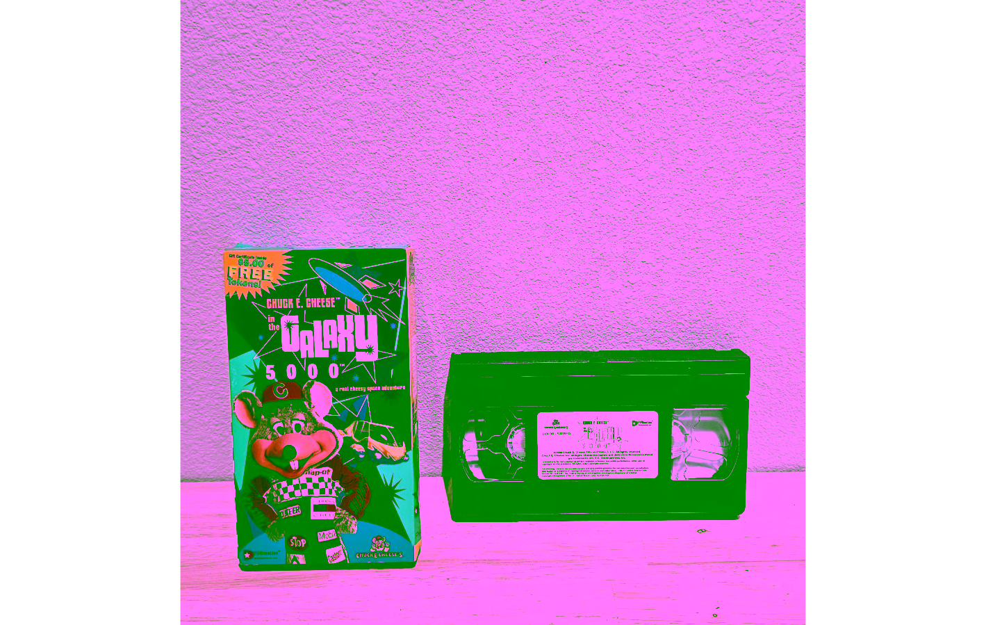 Chuck E. Cheese in the Galaxy 5000 VHS