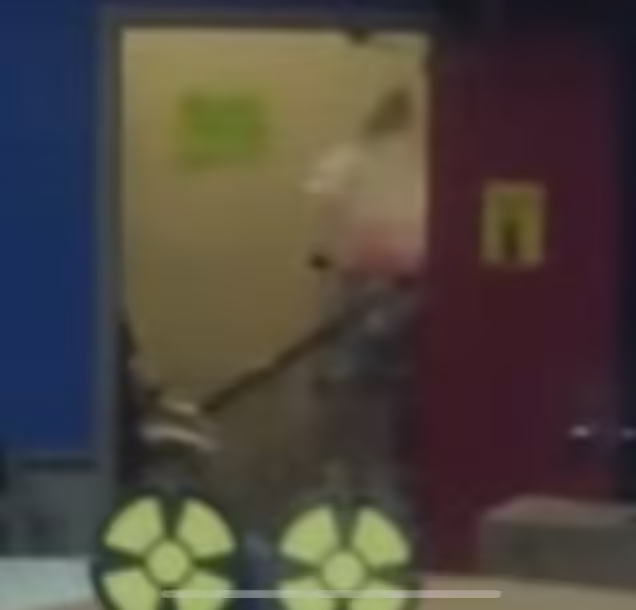 Dublin, CA's Chuck E. Cheese cyberamic getting ready to be sent to corporate.