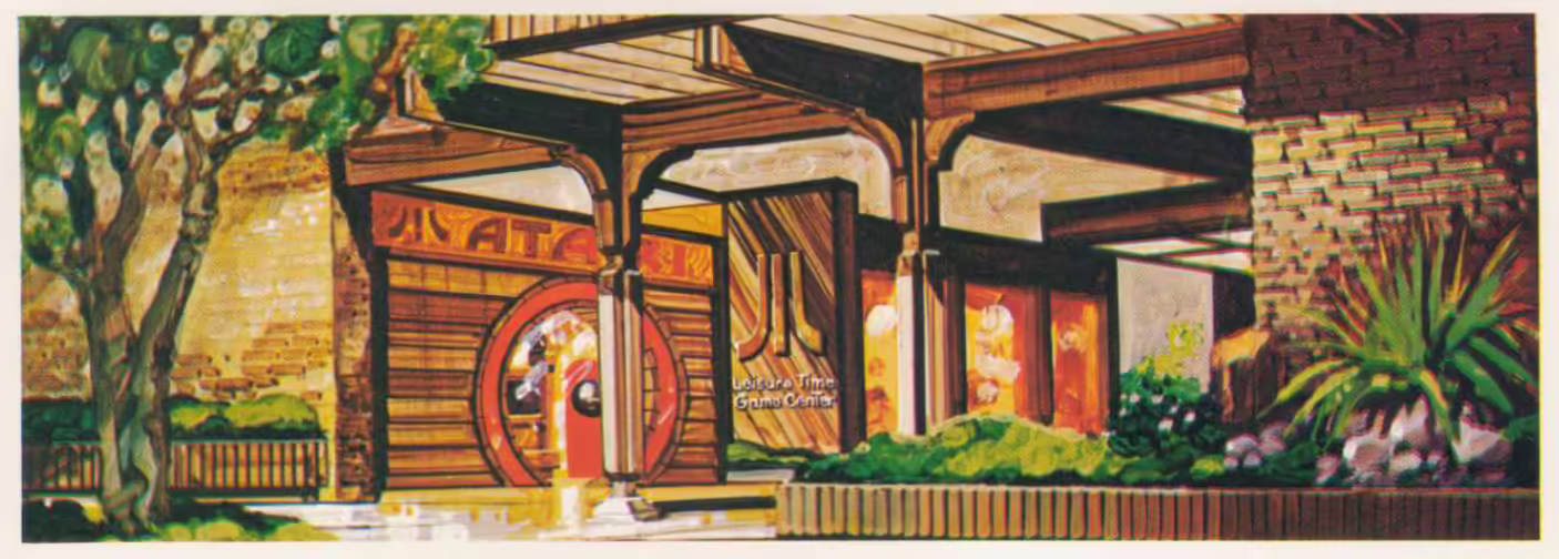 Atari Leisure Time Game Center Concept Art (1974-1975)