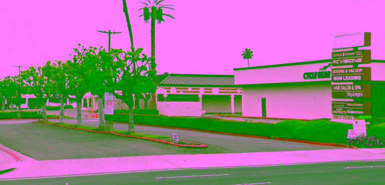 Huntington Beach exterior under construction.