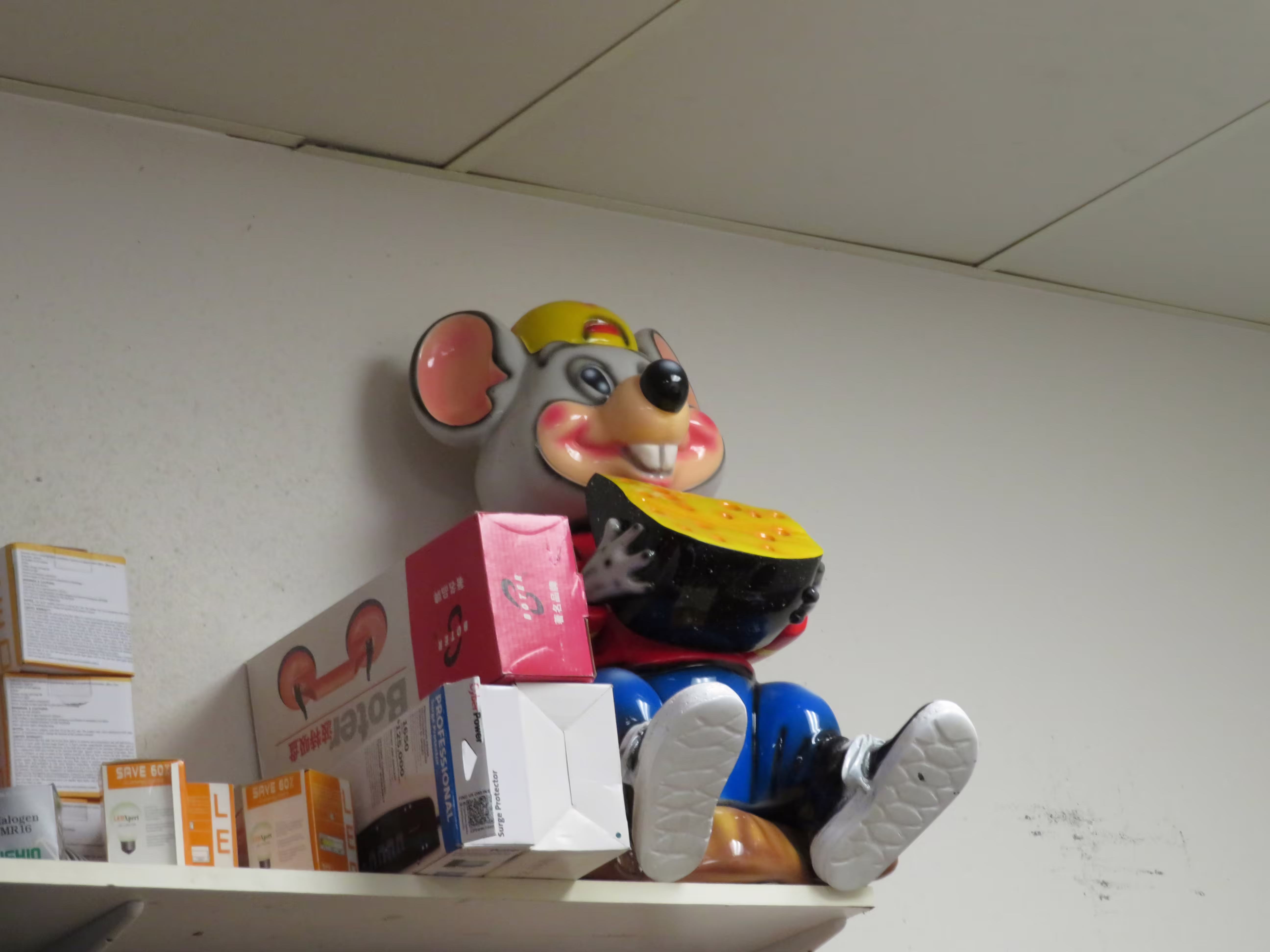 TikTak Statue which had been in Colerains tech room for over a decade. (September 22, 2019)