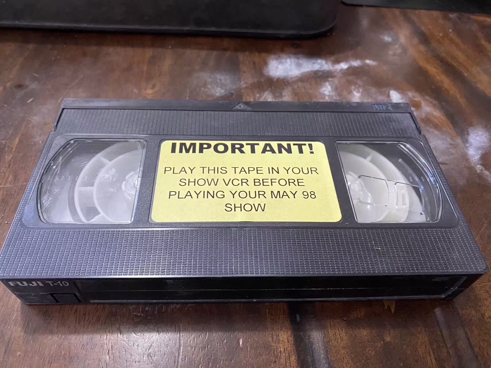 'Important!' Video Tape