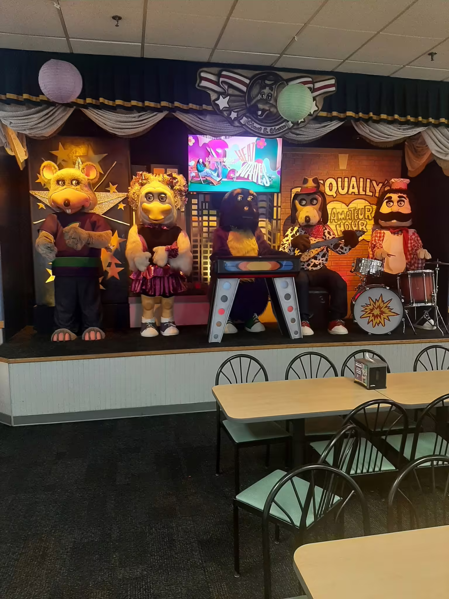 View of stage from 2022