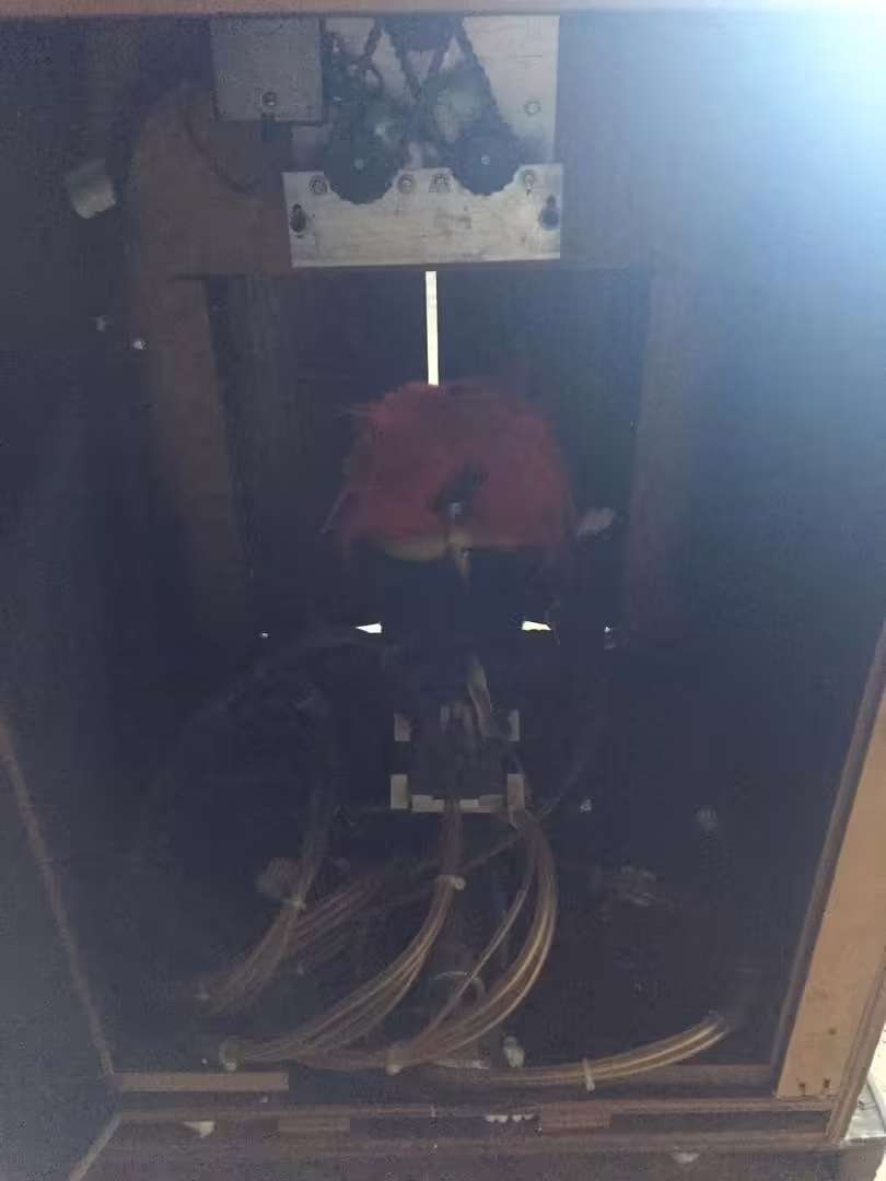 Back side of the clock, with Click inside.