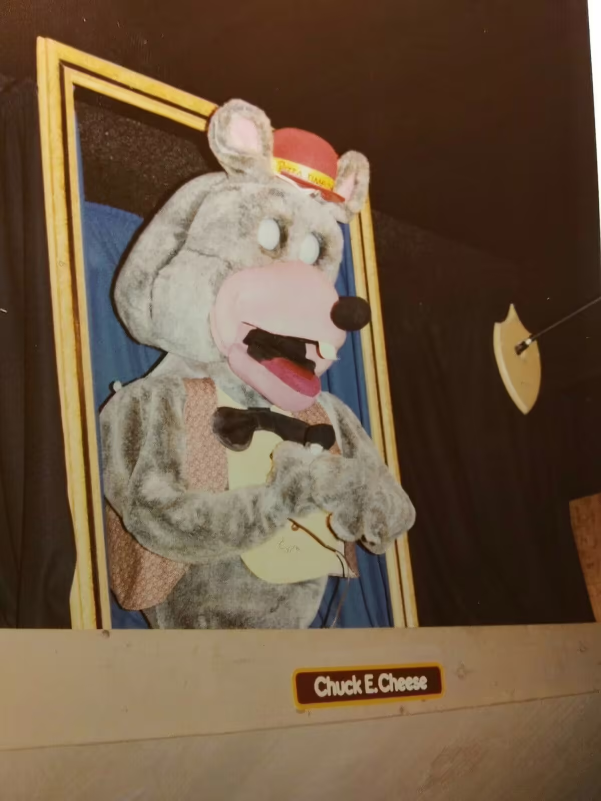 An unknown location with Balcony nameplates