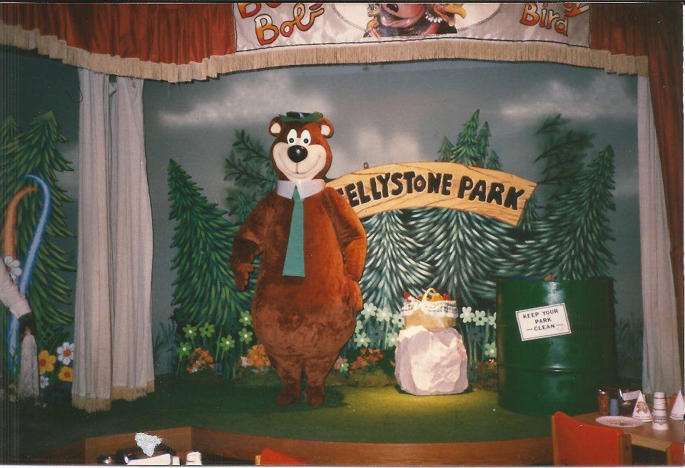 Front shot of Yogi Bear's stage
