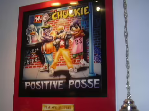 The poster in store use.